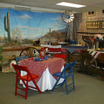 ковбойская вечеринка - оформление стола